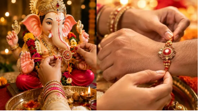 भाई को राखी बांधने से पहले करें ये खास पूजा, जानें गणेश जी को पहले राखी बांधने की मान्यता