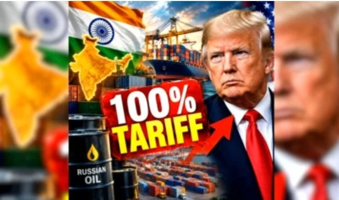 ट्रंप ने साइन किया नया कानून, भारत पर 100% टैरिफ का खतरा