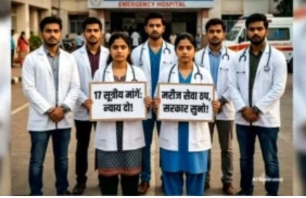 21 सितंबर से हड़ताल पर जाएंगे जूनियर डॉक्टर, 17 मांगों को लेकर ऐलान