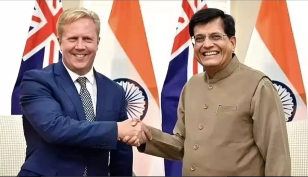 भारत-न्यूजीलैंड FTA लागू, भारतीय निर्यात को मिलेगी 100% शुल्क-मुक्त पहुंच; 2030 तक ₹35 हजार करोड़ व्यापार का लक्ष्य