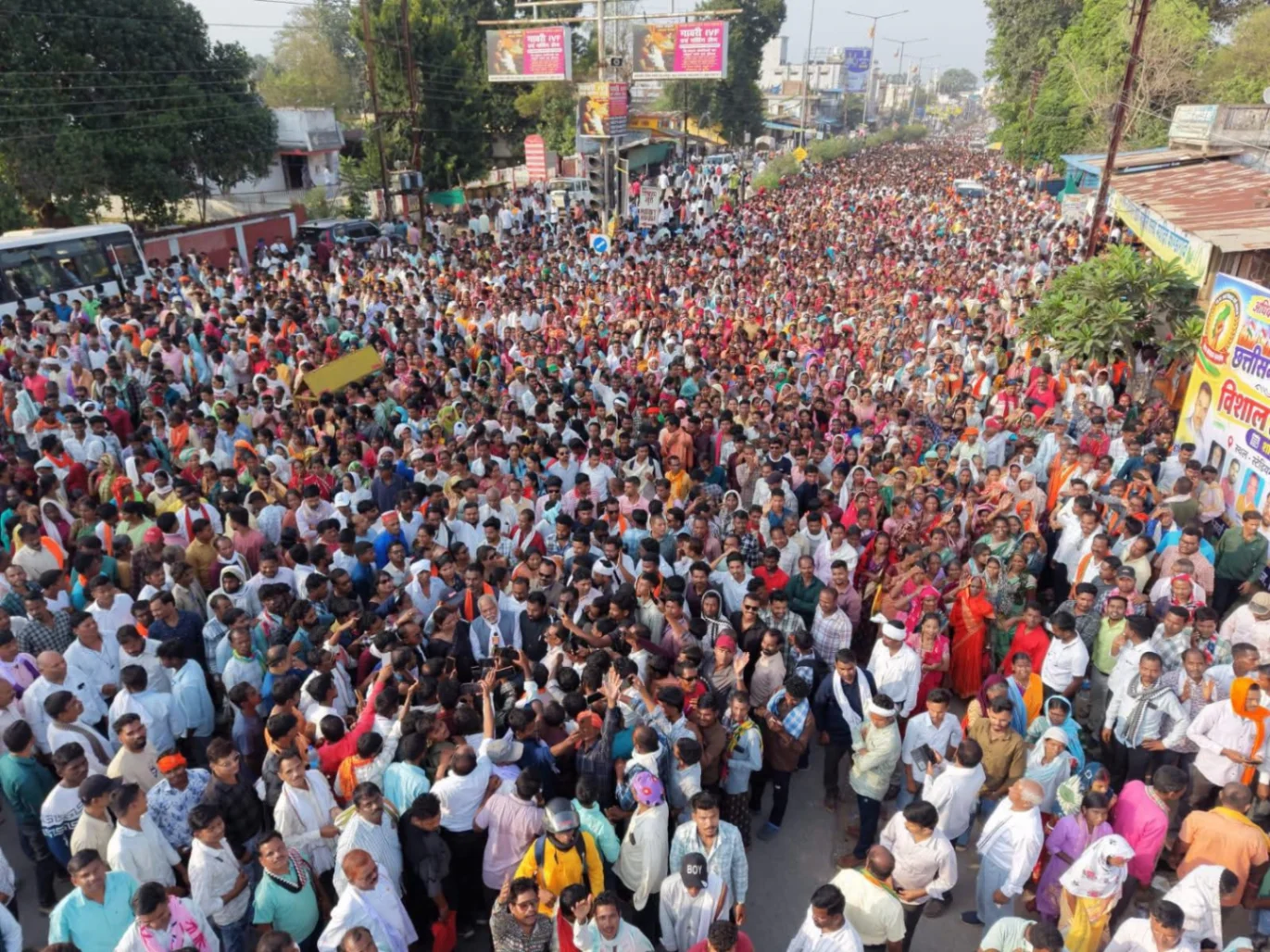 कोंडागांव में OBC समाज का जोरदार प्रदर्शन, 27% आरक्षण समेत उठीं प्रमुख मांगें